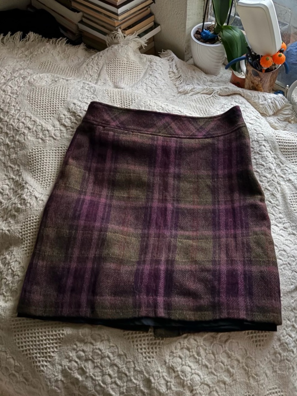 Y2K L.L. Bean plaid miniskirt